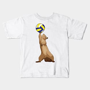 Squirrel with Volleyball Kids T-Shirt